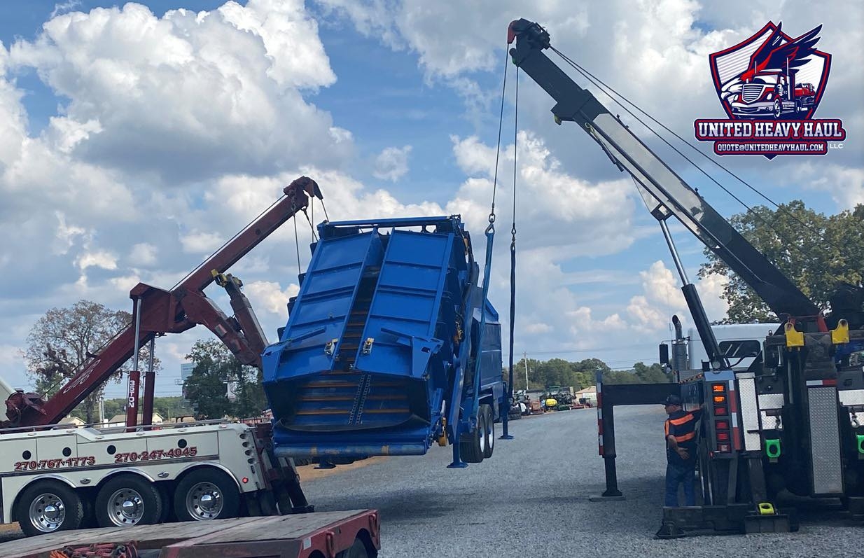 how do you transport non running construction equipment?