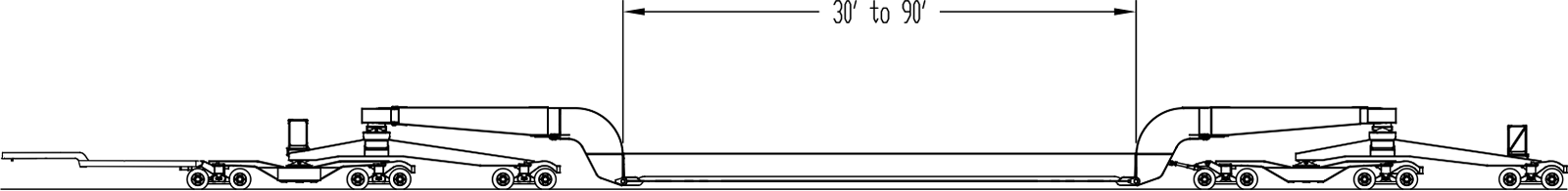 Depressed Well Dual Lane Trailer