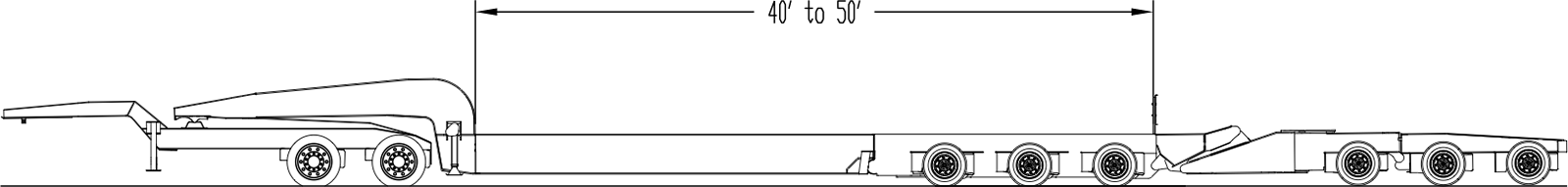 12 Axle Drop Deck Trailer